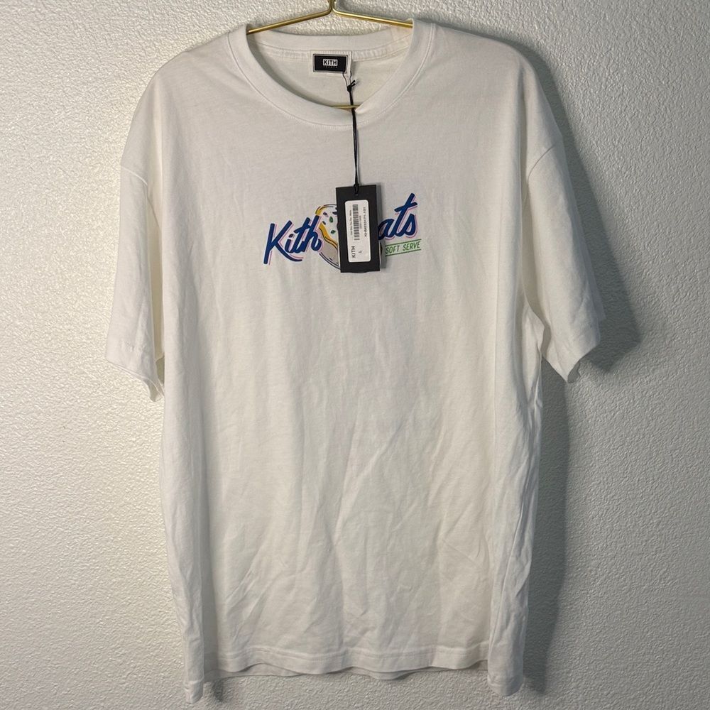 Kith Only You Tee- Treats Soft Serve- White Tee with logo front and back- Large